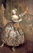 antoine pesne Portrait of the dancer Barbara Campanini aka oil painting artist